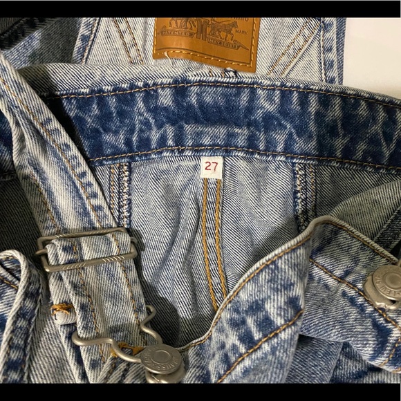Levi’s Vintage Mom Utility Overalls Stone Wash NWT - Picture 6 of 13